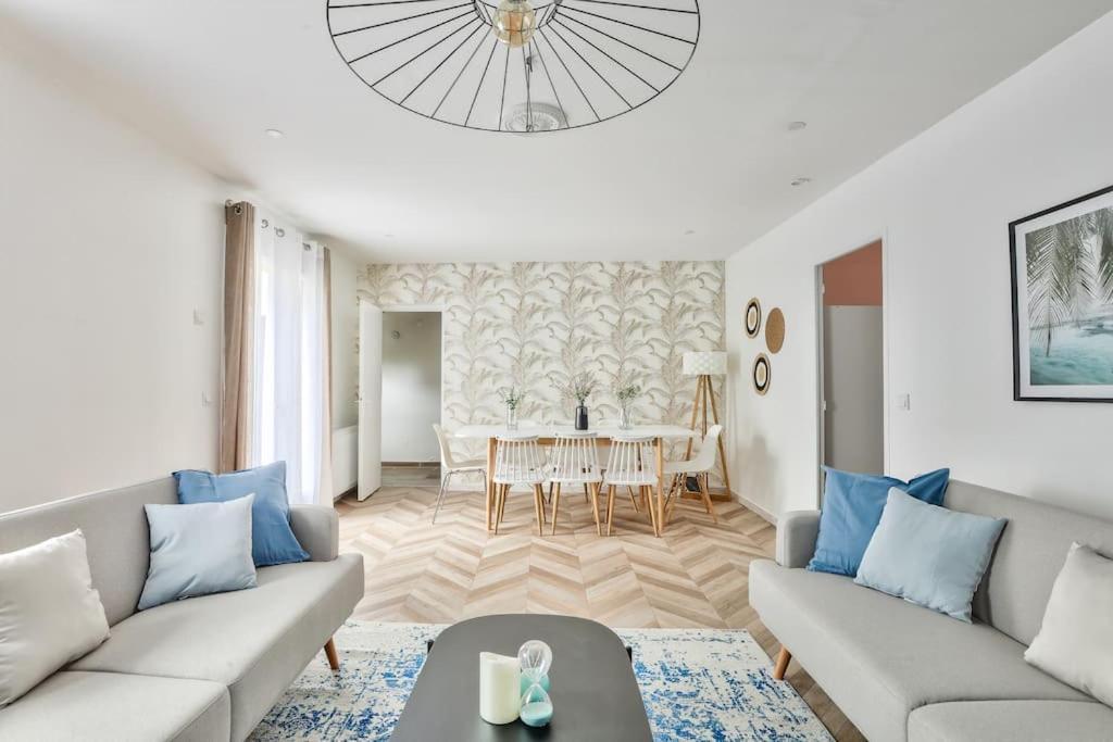 Parking Prive Gratuit - 15Mn Paris - Gare A Pied En 5Mn - Tout Equipee - Terrasse - Jardin - Stade De France - Casino D'Enghien - Hippodrome, Universite Épinay-sur-Seine Exterior foto