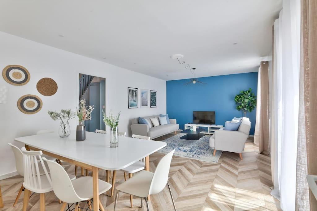 Parking Prive Gratuit - 15Mn Paris - Gare A Pied En 5Mn - Tout Equipee - Terrasse - Jardin - Stade De France - Casino D'Enghien - Hippodrome, Universite Épinay-sur-Seine Exterior foto